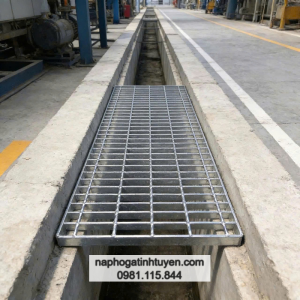 Tấm sàn grating mạ kẽm nhúng nóng