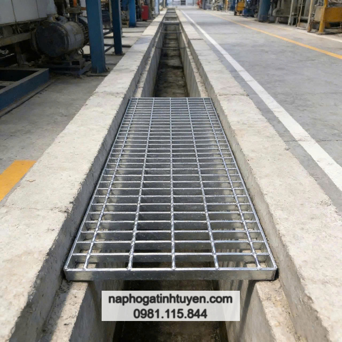 Tấm sàn grating mạ kẽm nhúng nóng