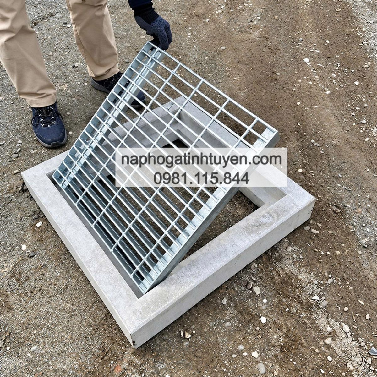 Tấm sàn grating mạ kẽm nhúng nóng chất lượng đạt chuẩn TP HCM