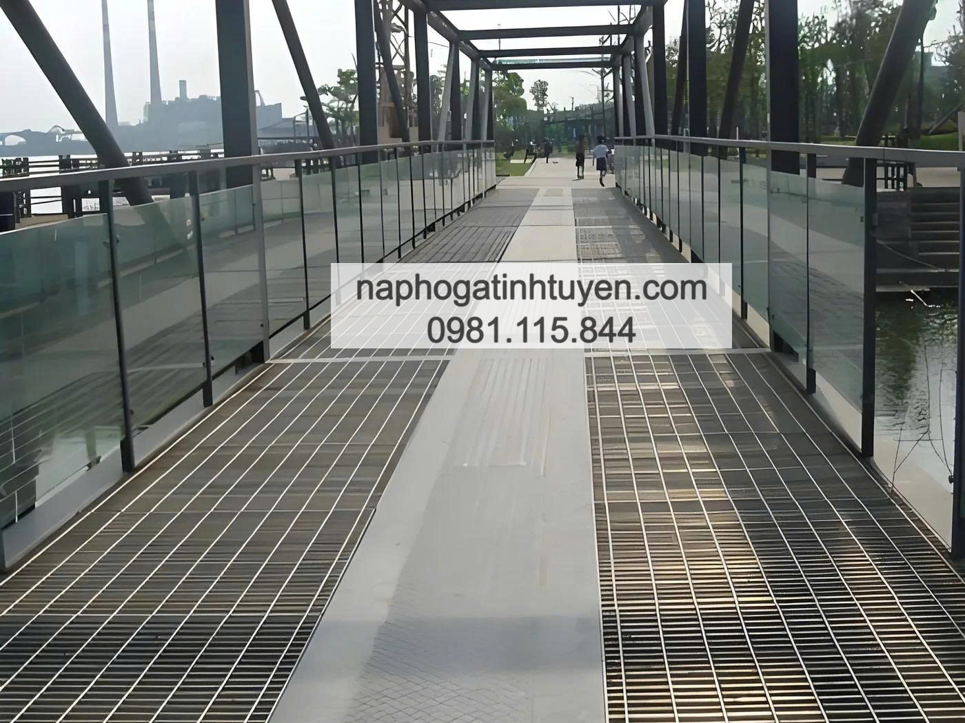 Xưởng sản xuất tấm sàn grating mạ kẽm nhúng nóng tại TP HCM